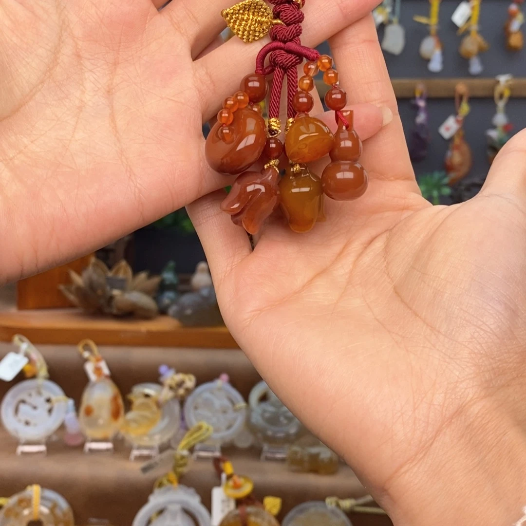 玛瑙/玉髓车挂未镶嵌666666