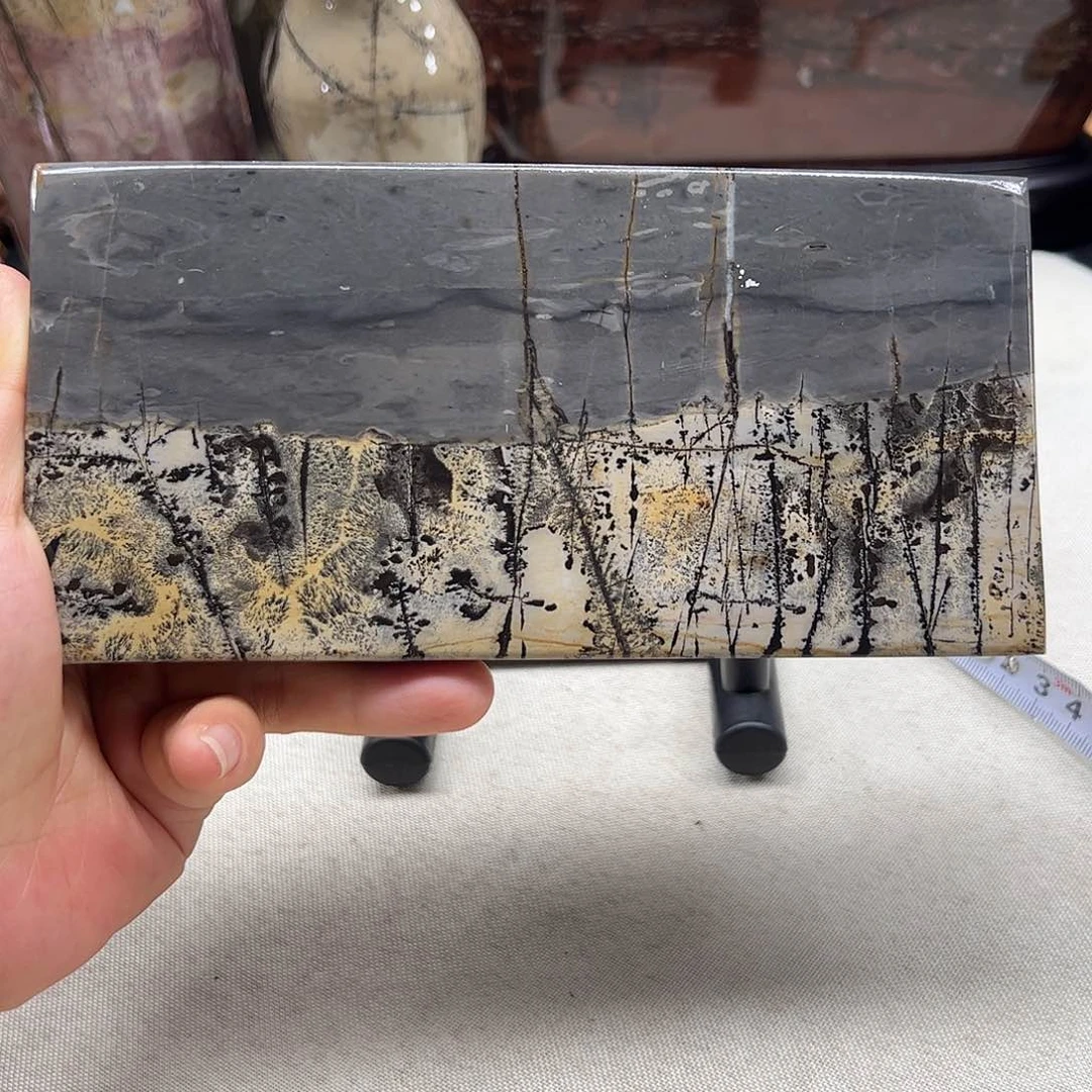 广西石广西天然国画石