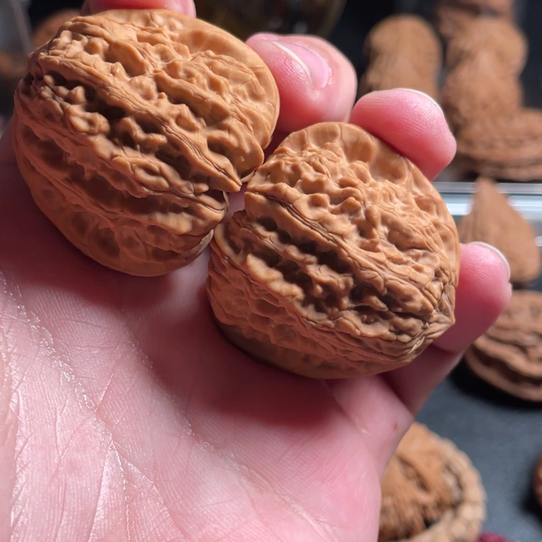 把件文玩核桃凹底