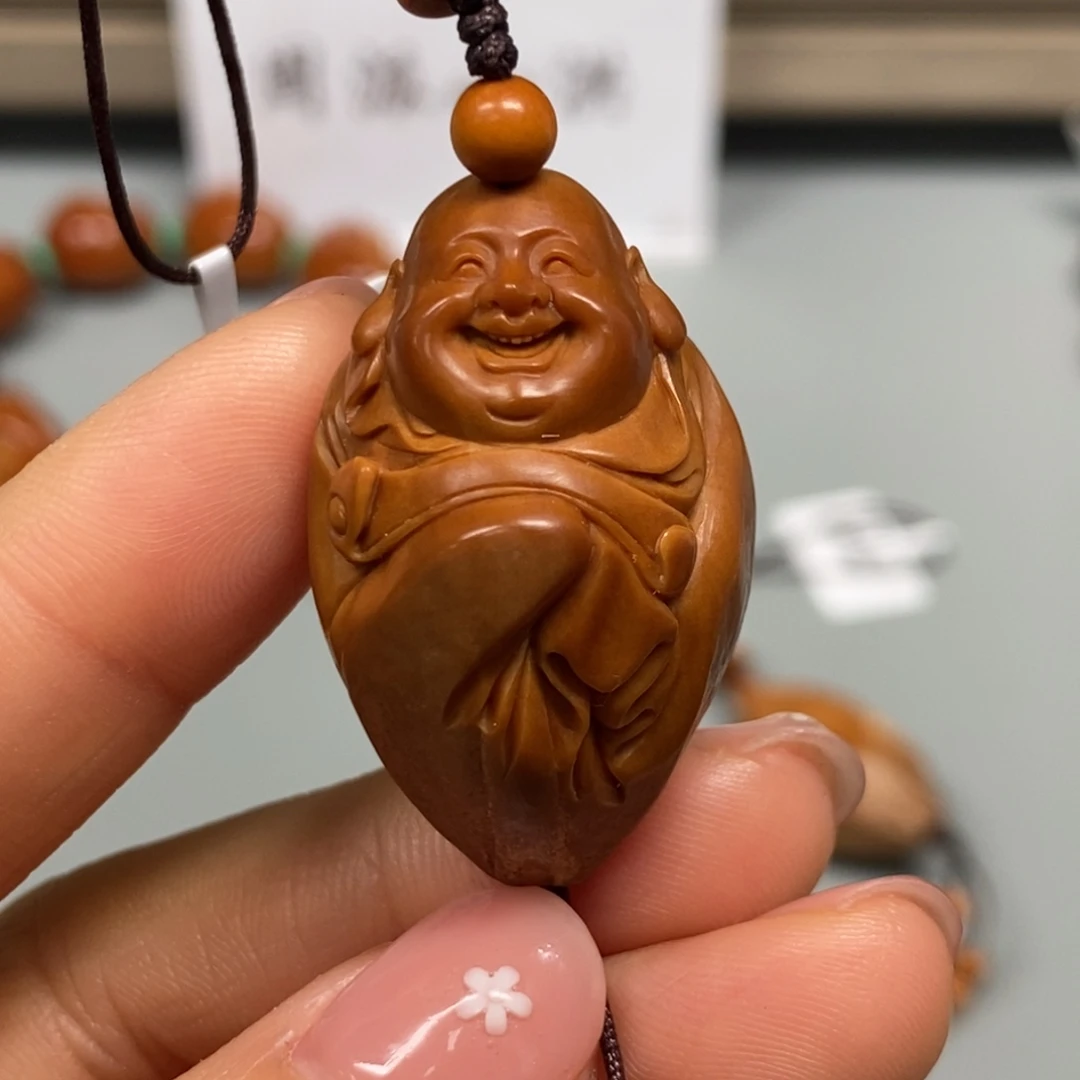 橄榄核手串/手链包衣弥勒