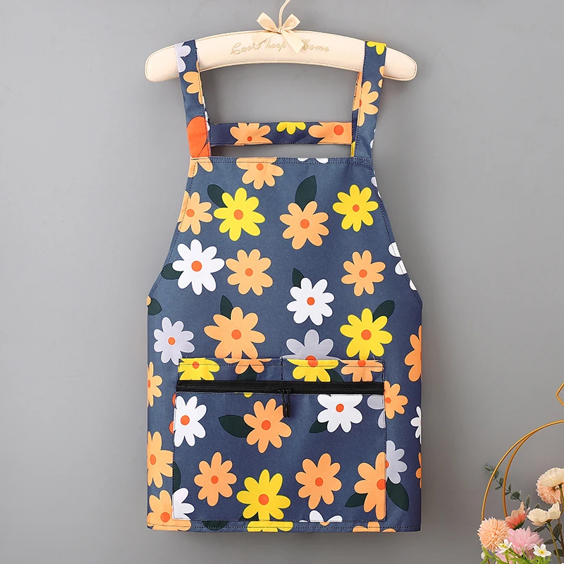 短款围裙厨房家用防水防油炒菜洋气款耐脏餐饮上班摆摊围腰工作服