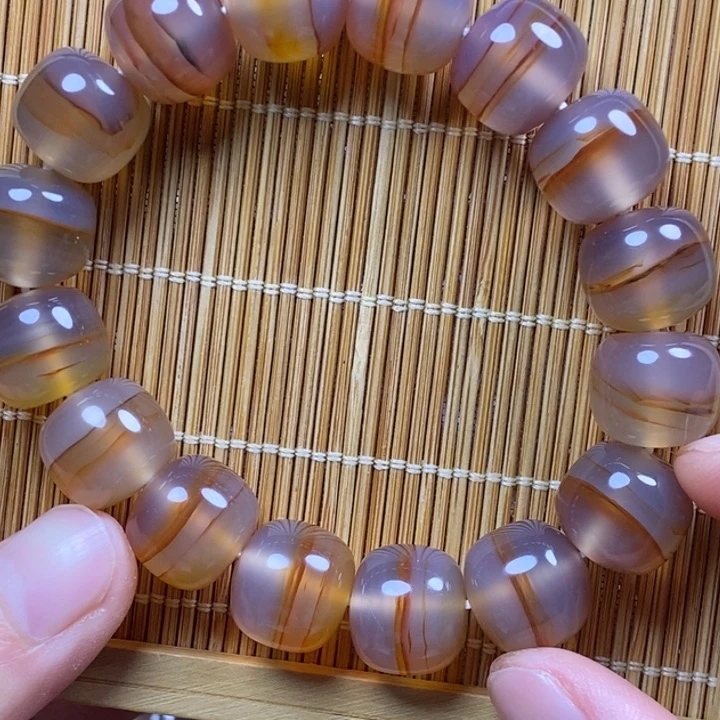 玛瑙/玉髓手链未镶嵌彼***