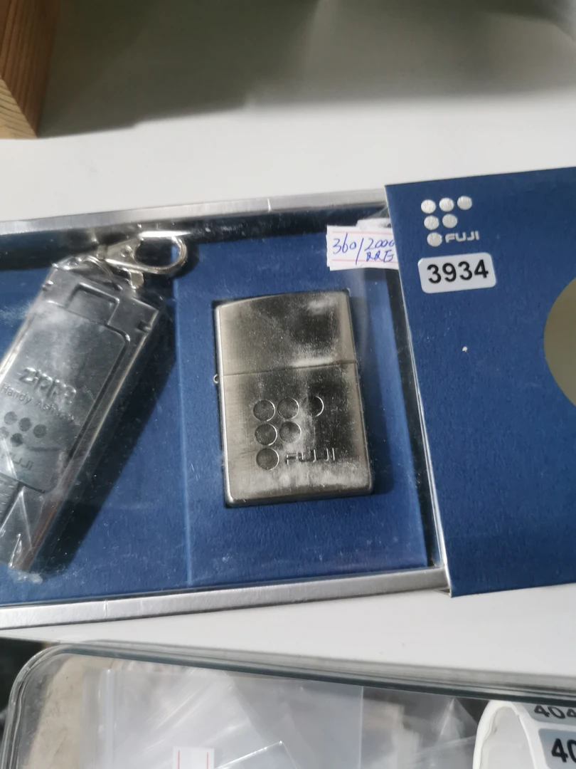 Zippo打火机回血2000双E镀银-3934