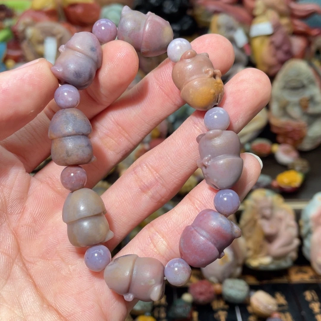 石英质玉未镶嵌手链