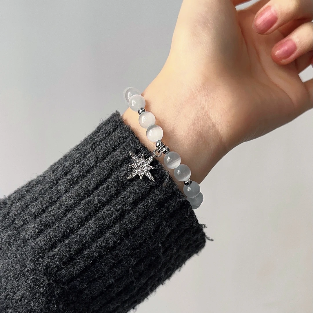 合金亚克力手链 S0594-1时尚甜美清冷纯洁精致百搭个性高级感手链