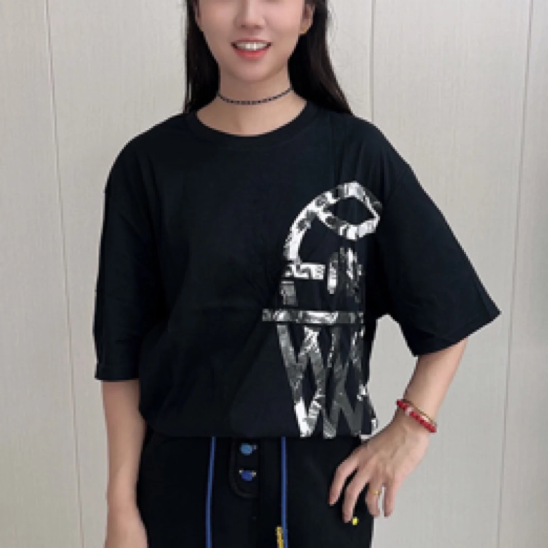 《B品以直播展示为主》 李宁短袖春夏男士欧美简约印花T恤AHSL577