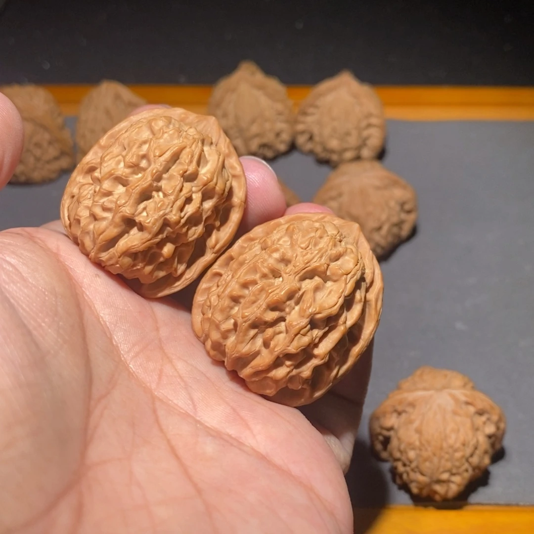 文玩核桃把件34野生膀子