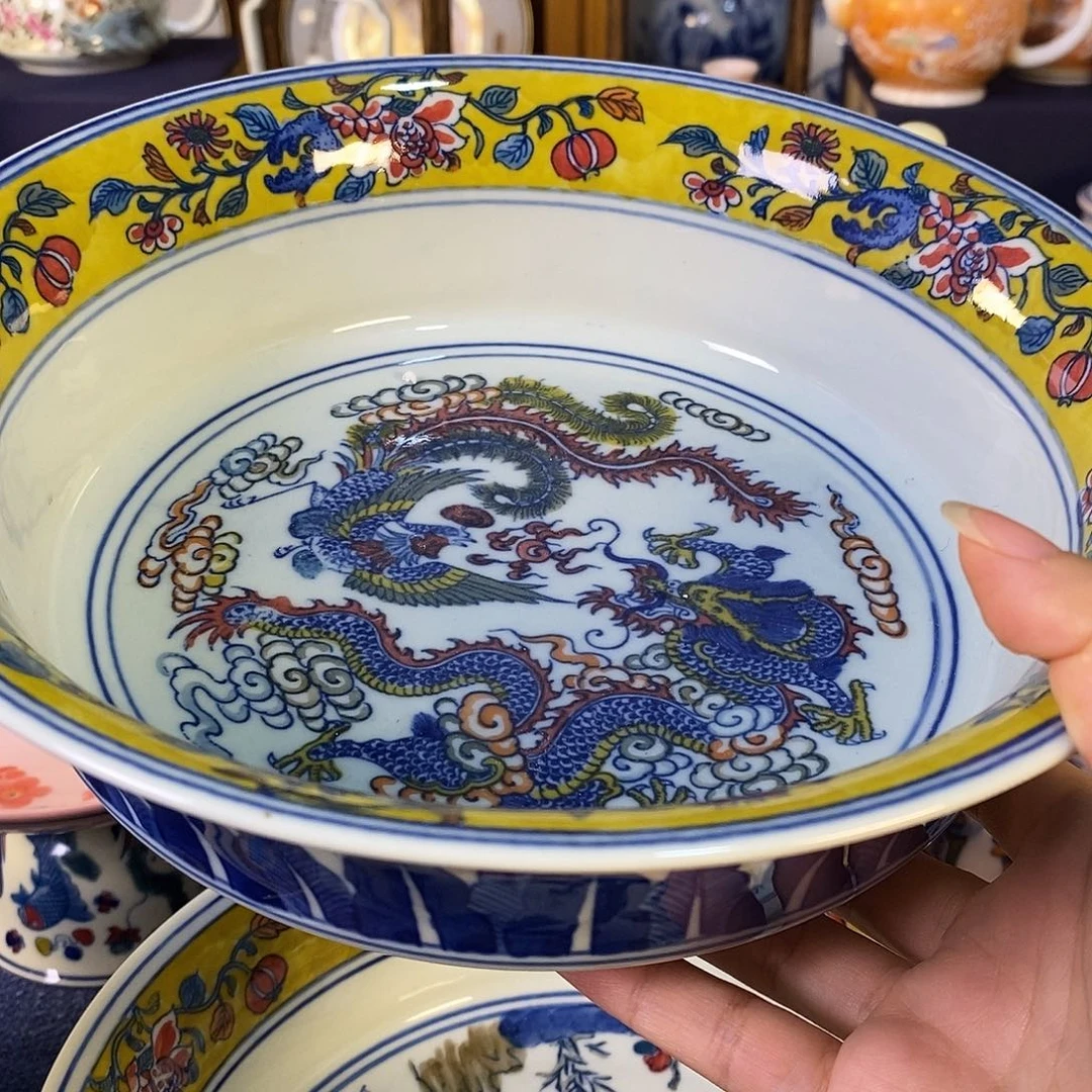 瓷片景德镇陶瓷茶洗1个