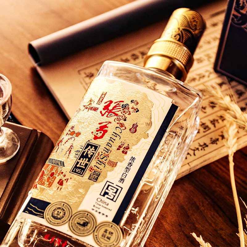 张弓【年货节】传世1951+山河锦绣52°500ml*10瓶浓香白酒52度500ml