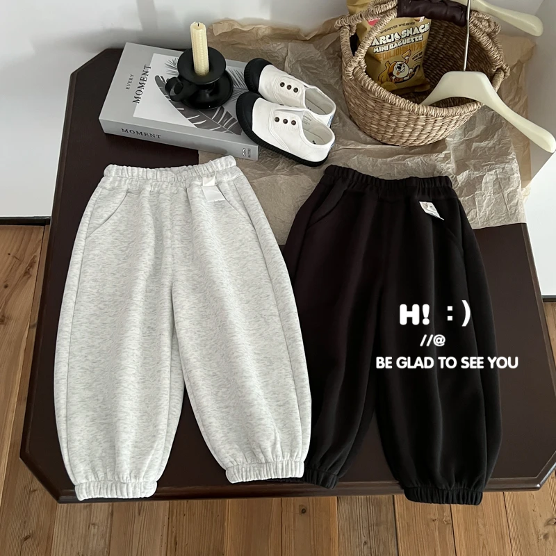 【现货】郝叔童品秋季上新限定男童2025时尚洋气网红针织长裤HD5305