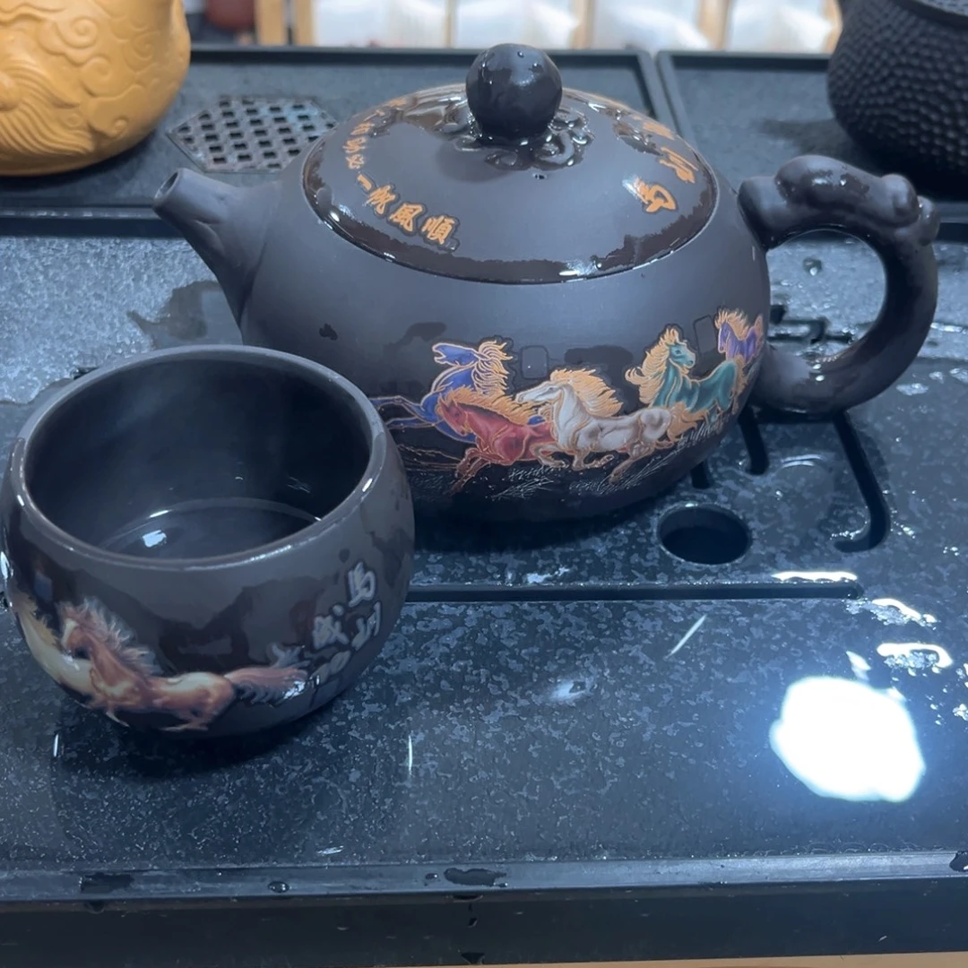 紫砂茶杯一壶4个主人杯