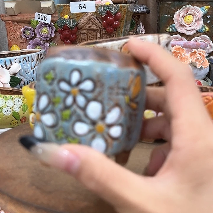 红陶粗陶多肉花盆