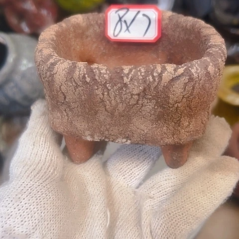 粗陶花盆手工花盆制作