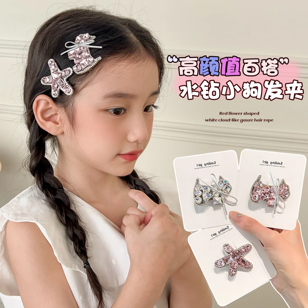 鸭嘴夹可爱极简风洛丽塔风女发夹发卡夹子欧若假日风气质网红少女