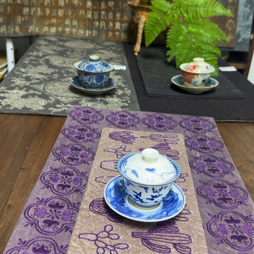 织绣2 都是一张价格三十六纺茶垫