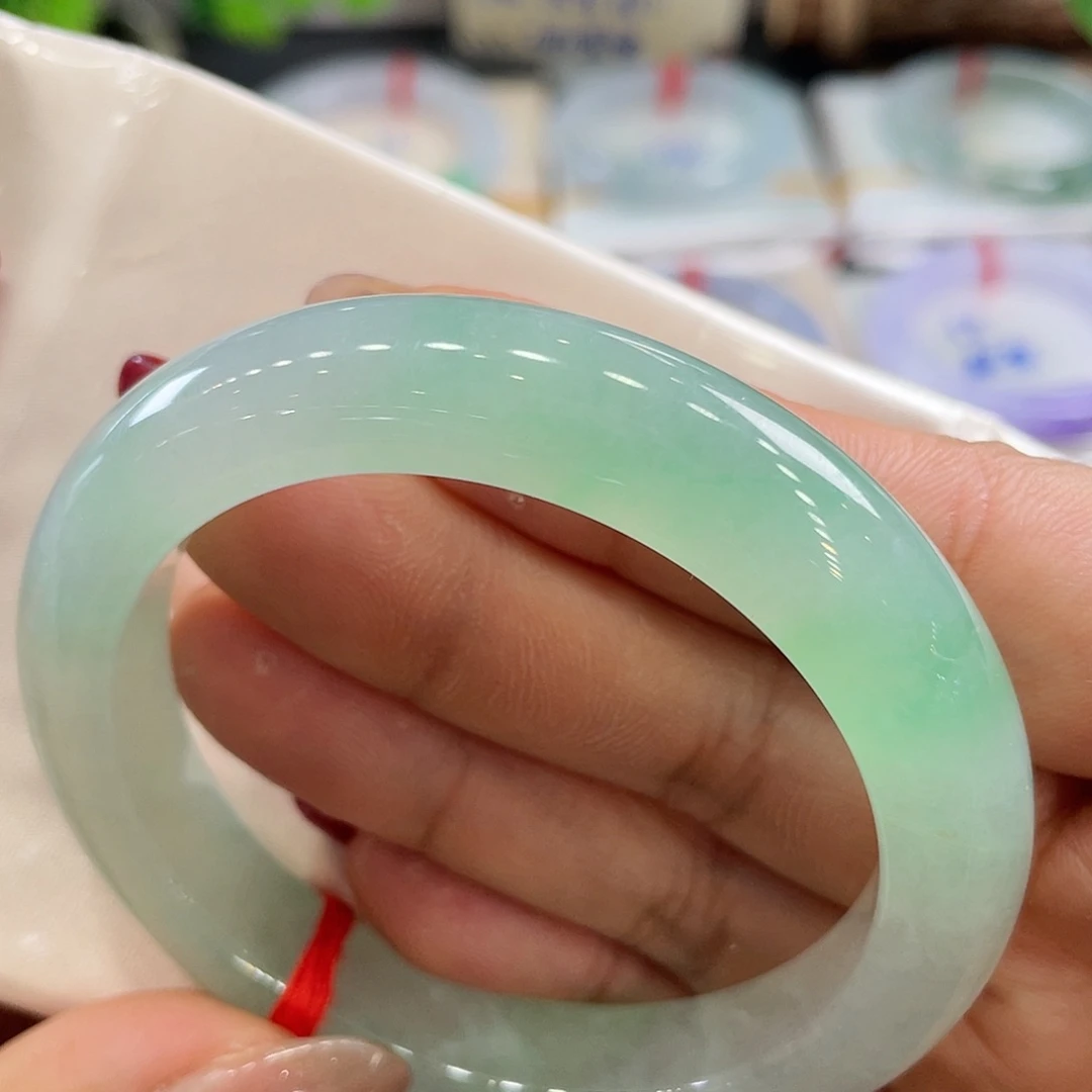 未镶嵌手镯翡翠49号对标小六2开55圈