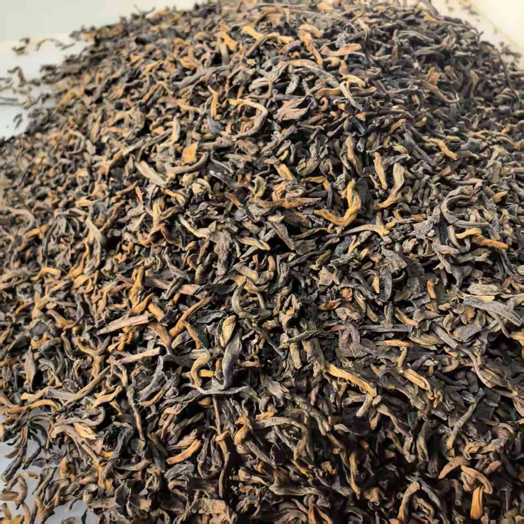【鸣龙】2013年 老陆冰岛五寨 特级 熟茶 散茶