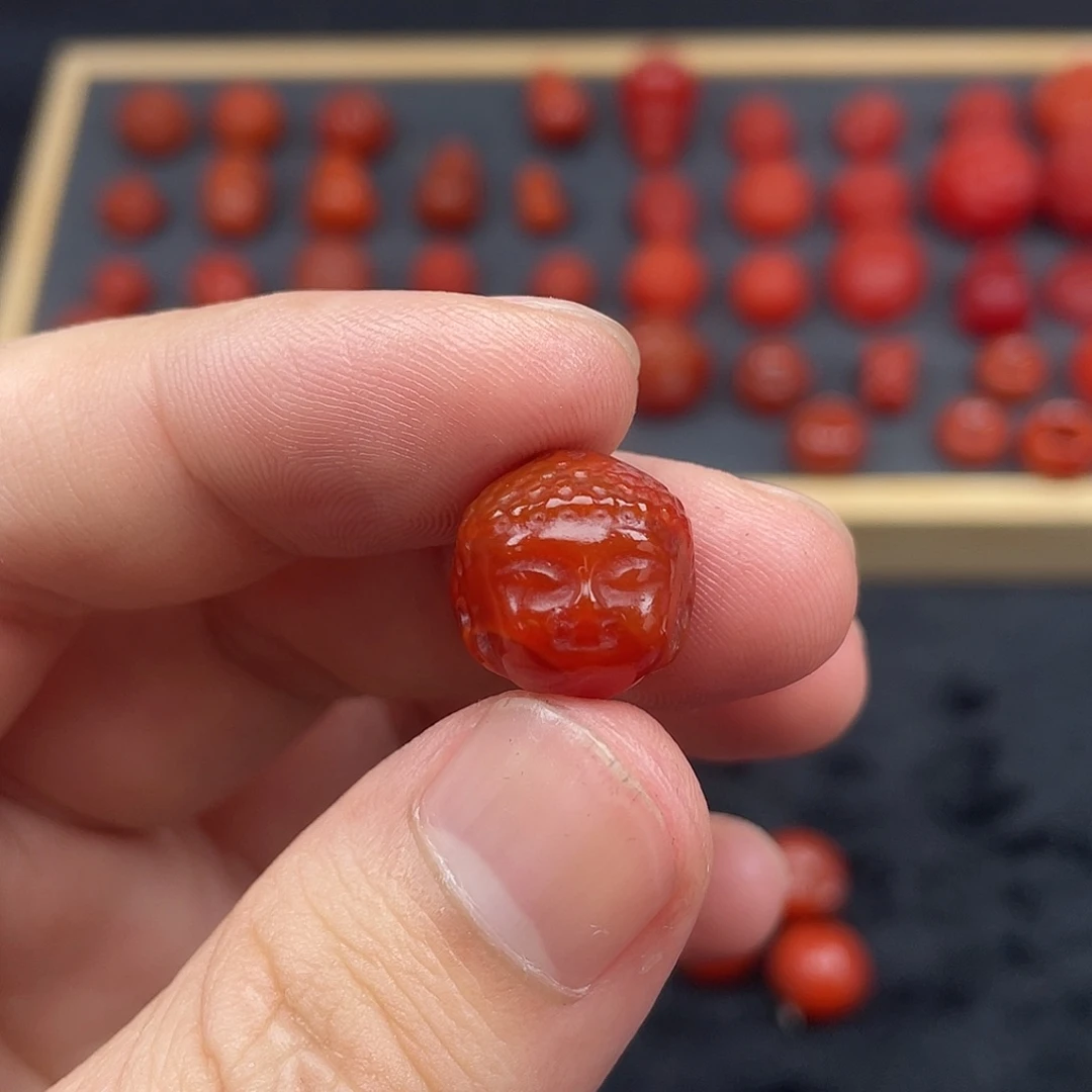 南红玛瑙21号卡14宝宝佛未镶嵌