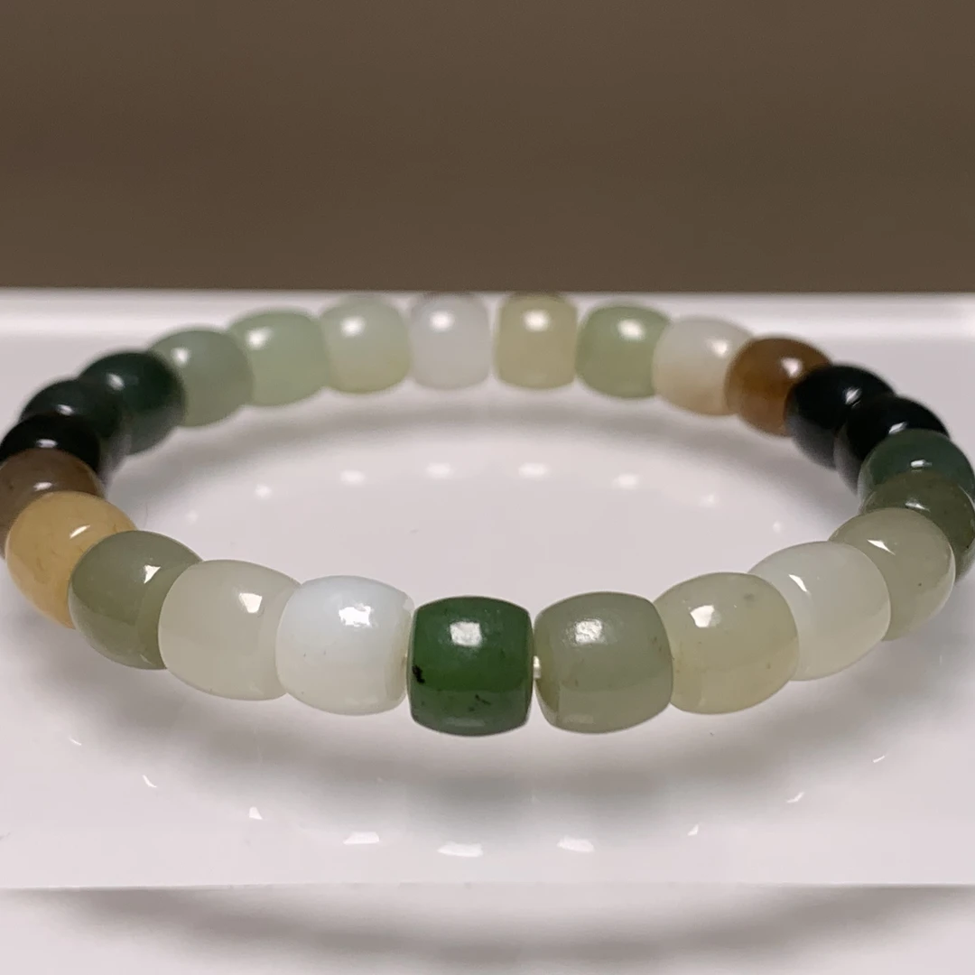 F466海川拍卖和田玉手串