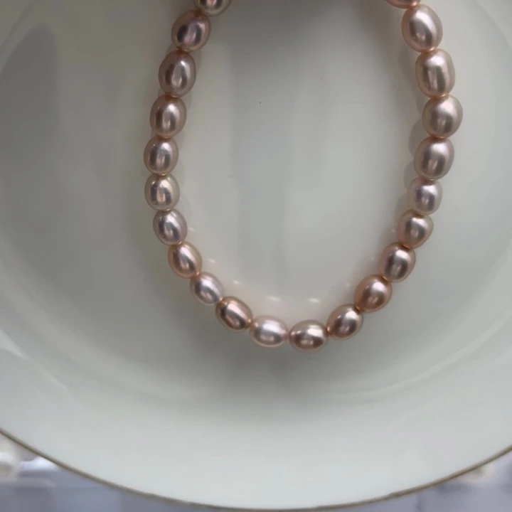 淡水珍珠手绳银S925镶嵌