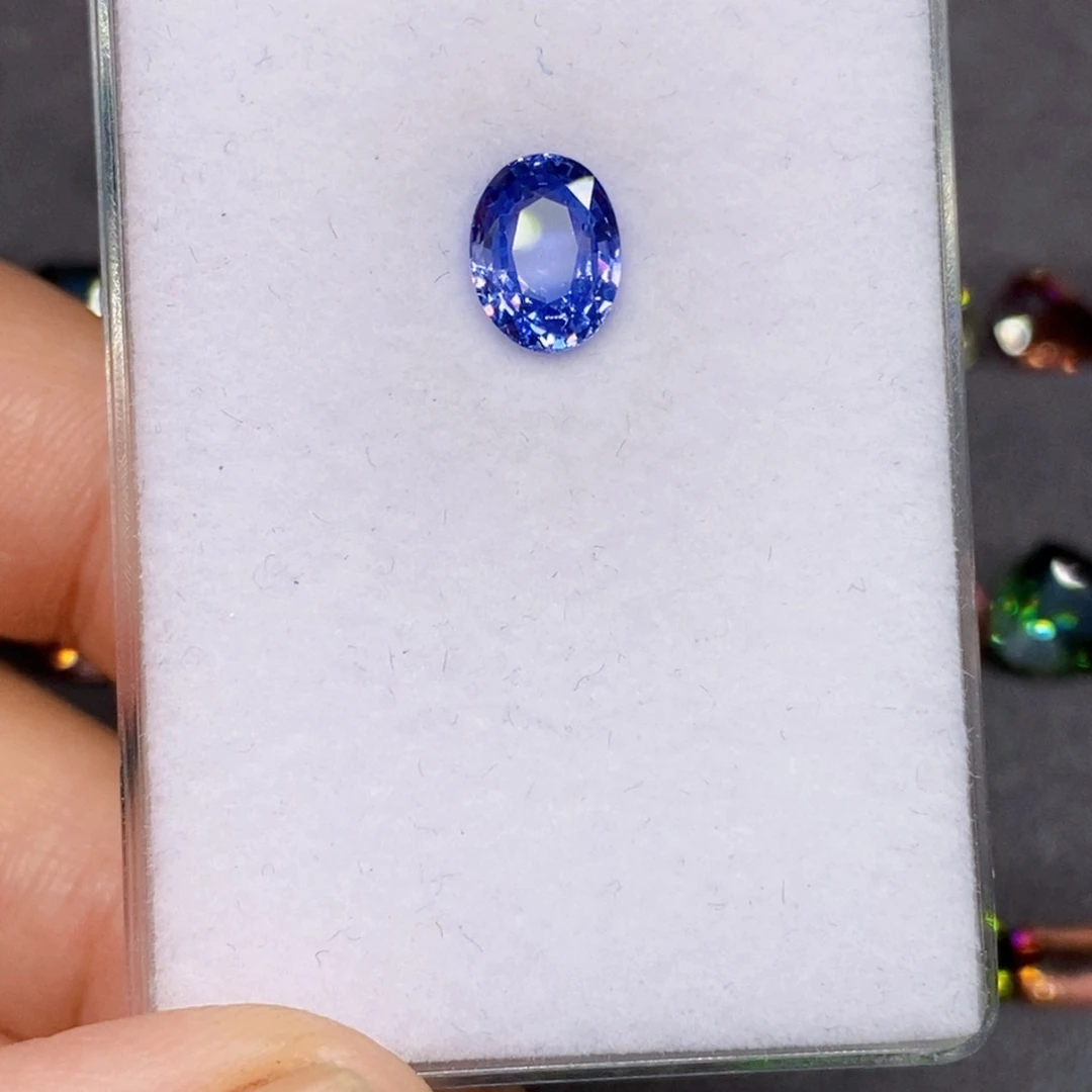 裸石蓝宝石矢车菊蓝宝石