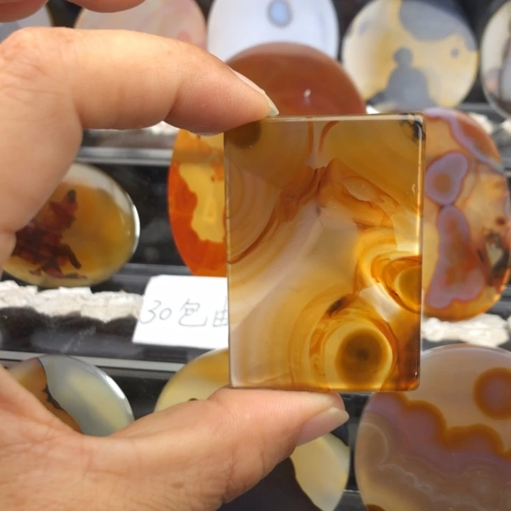 合金玛瑙/玉髓珠宝奇石018