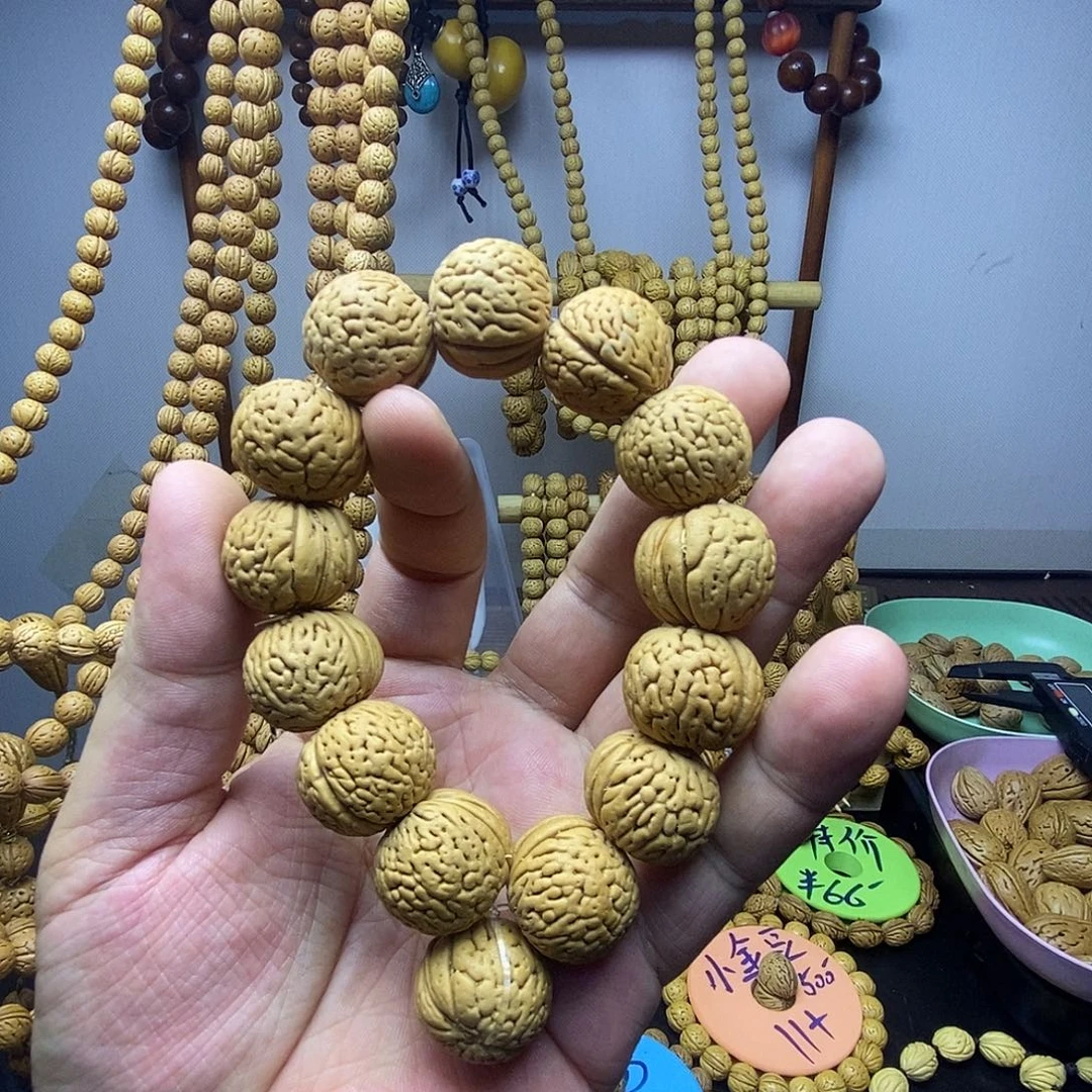 桃核手串19+苹果园单圈福利款