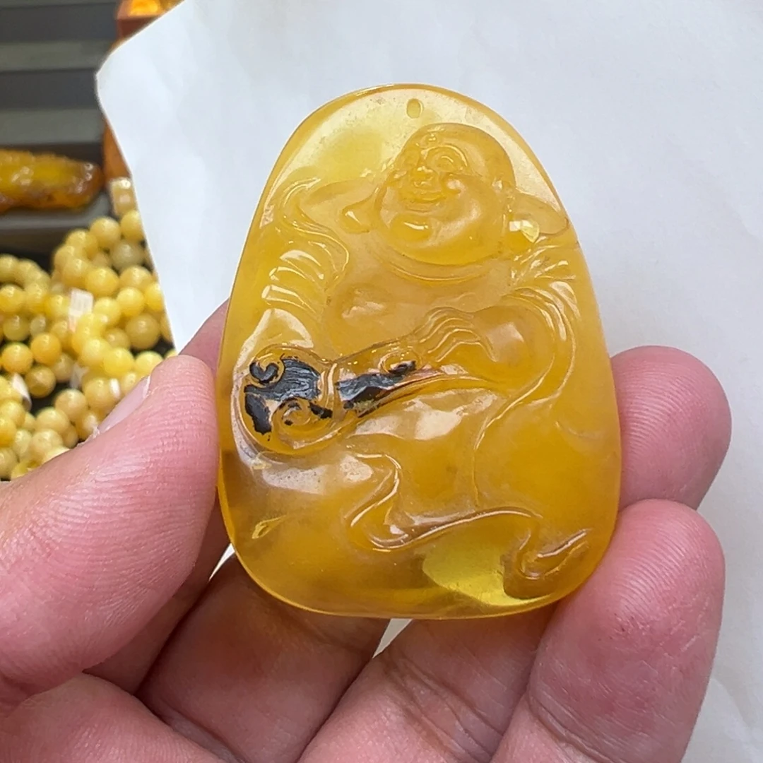 蜜蜡未镶嵌珠宝奇石18.23克