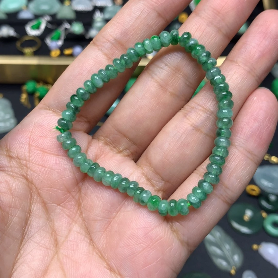 未镶嵌手串翡翠有纹裂