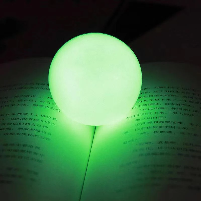 精致高端中式夜光珠风水球摆件白天夜晚两种形态