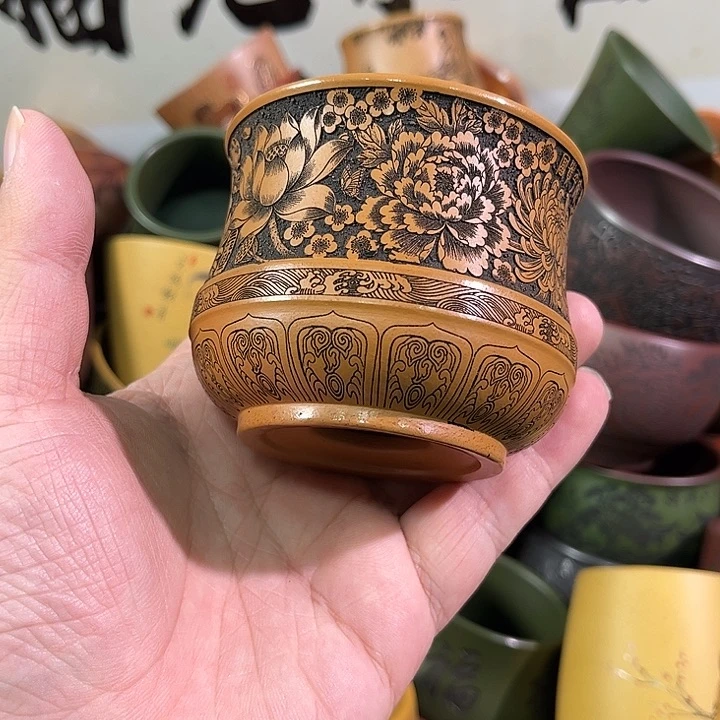 茶杯紫砂全手工紫砂主人杯