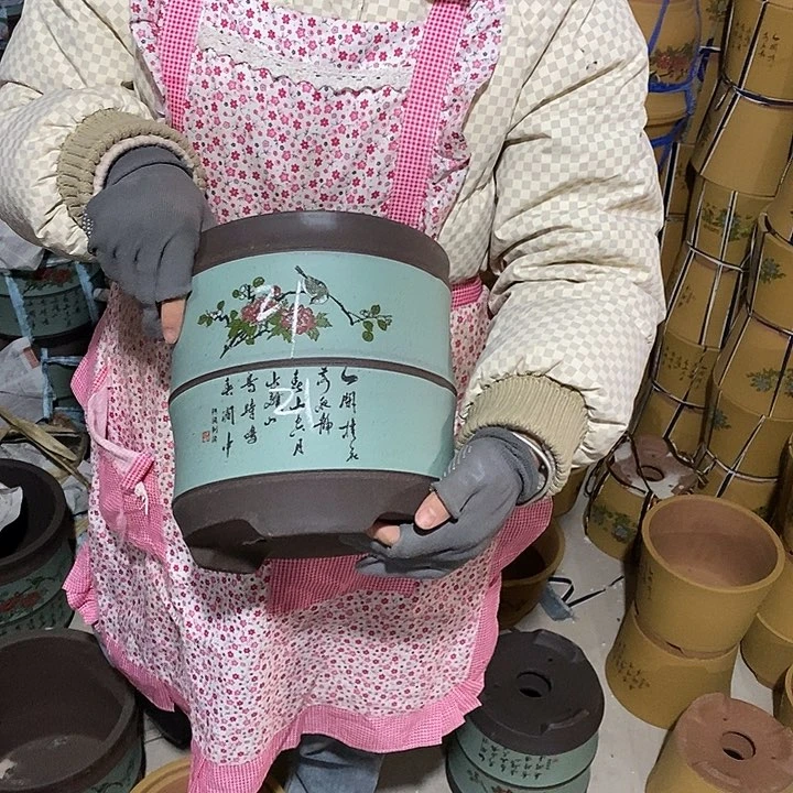 紫砂花盆紫砂花盆