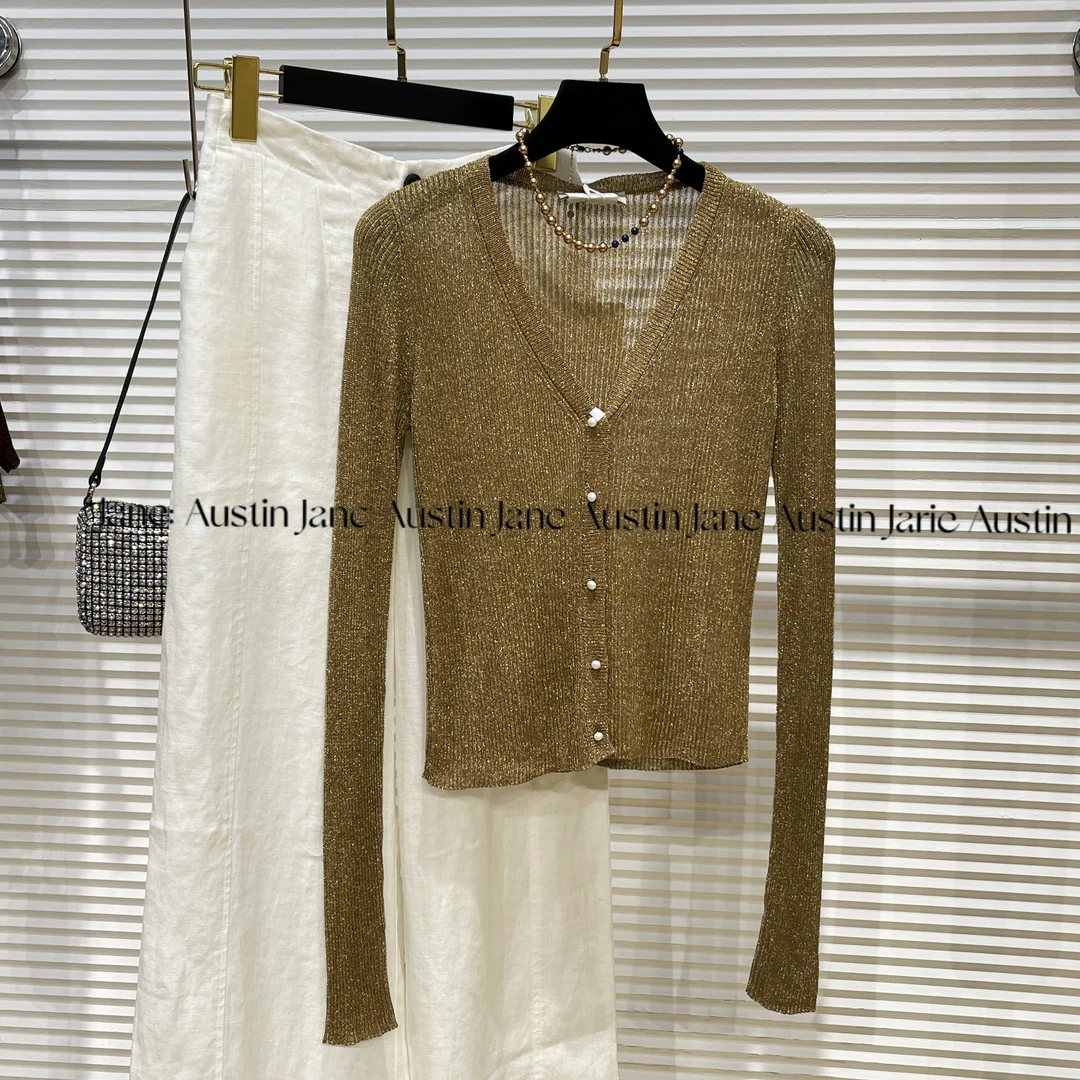 媚》Jane Austin.(破晓.金）2025年新款水晶纱线修身塑形时尚女媚.7