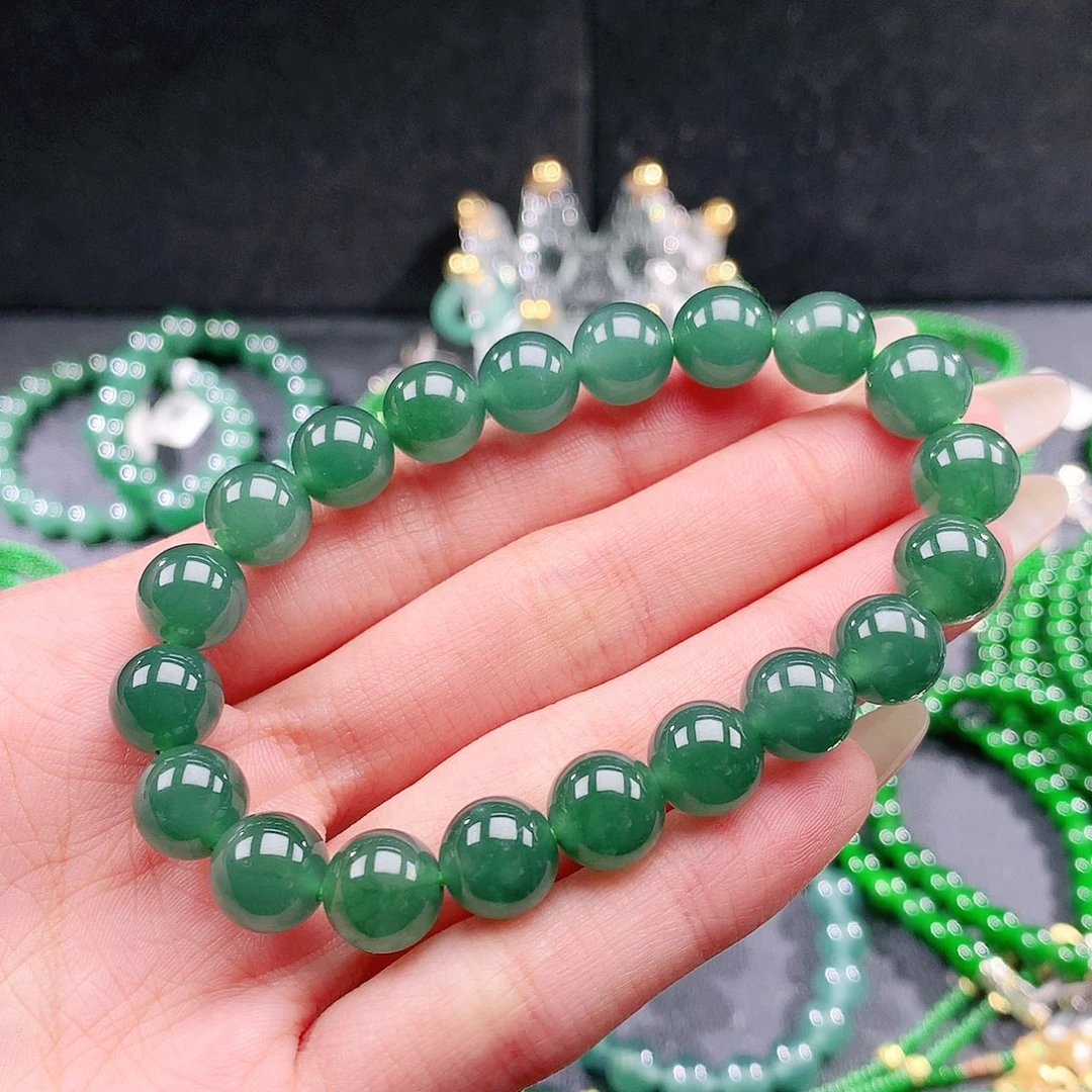 翡翠未镶嵌手链10.0