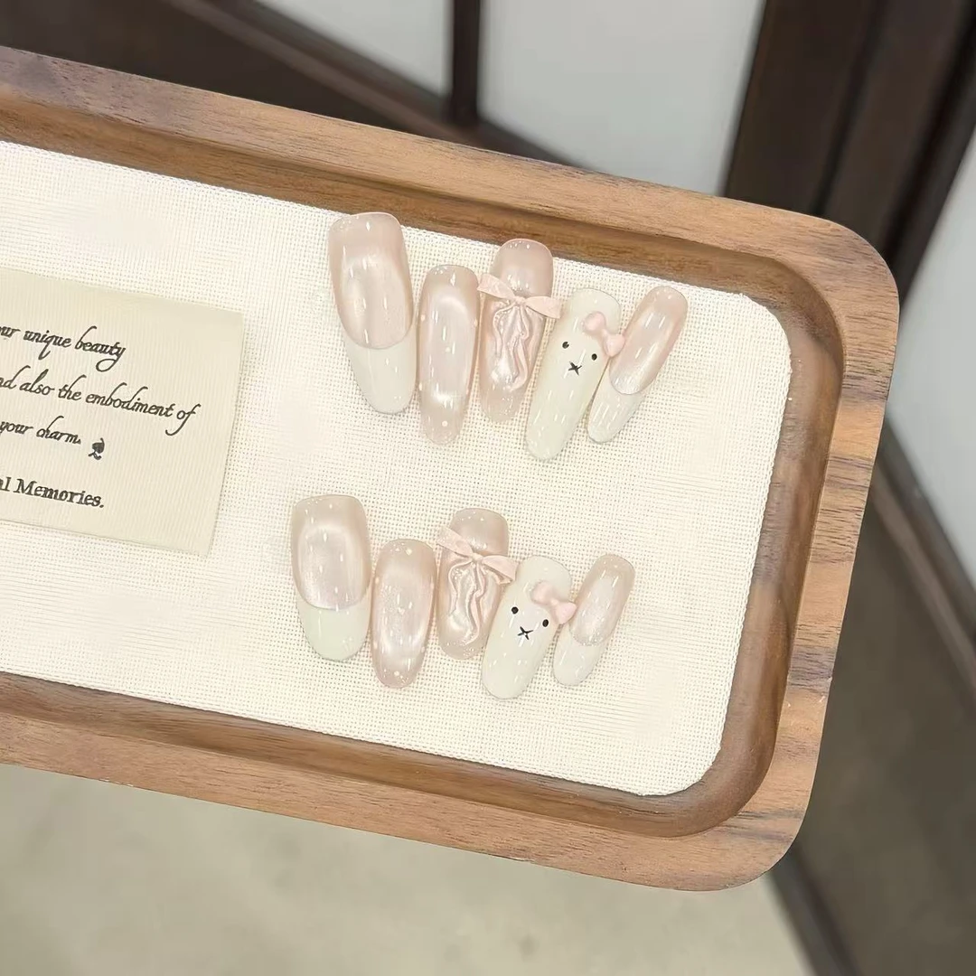 米菲蝴蝶结-XingHeJiYu轻奢高定美甲 10片装