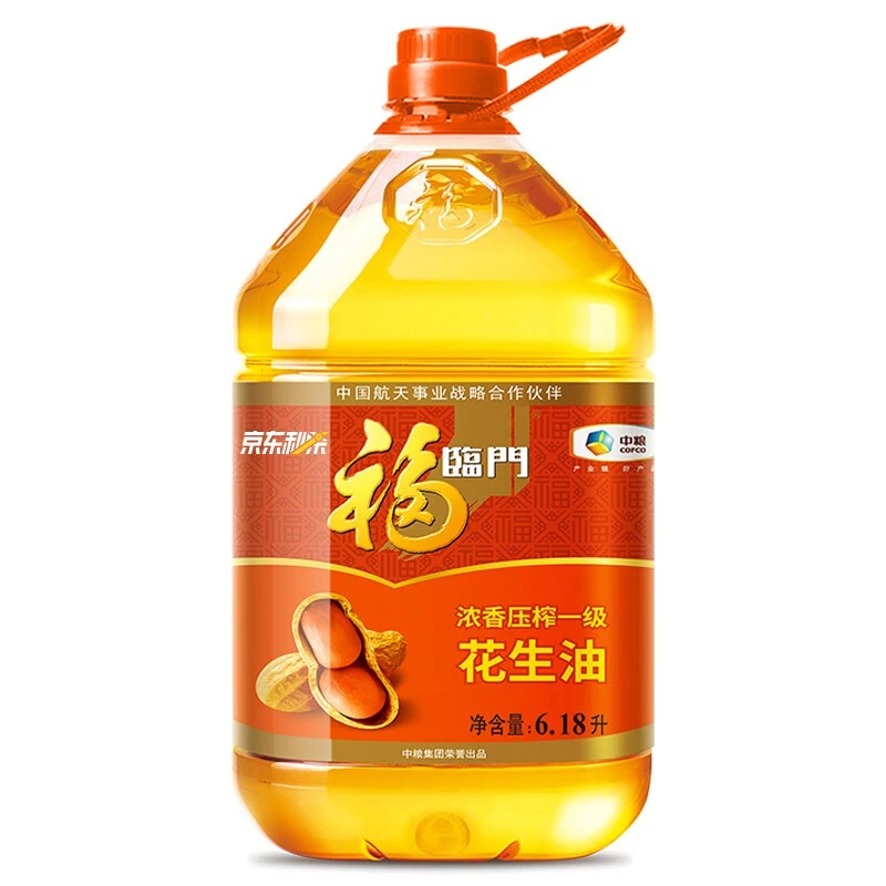 Y福临门浓香压榨一级花生油6.18L