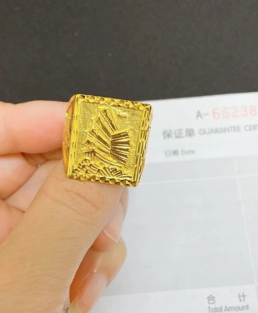 合金戒指 霸气男士一帆风顺时尚大气精美开口可调节