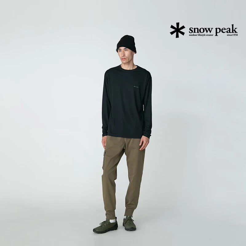 Snow Peak雪峰户外Pe Power Dry 长袖T恤男女吸湿排汗速干透气