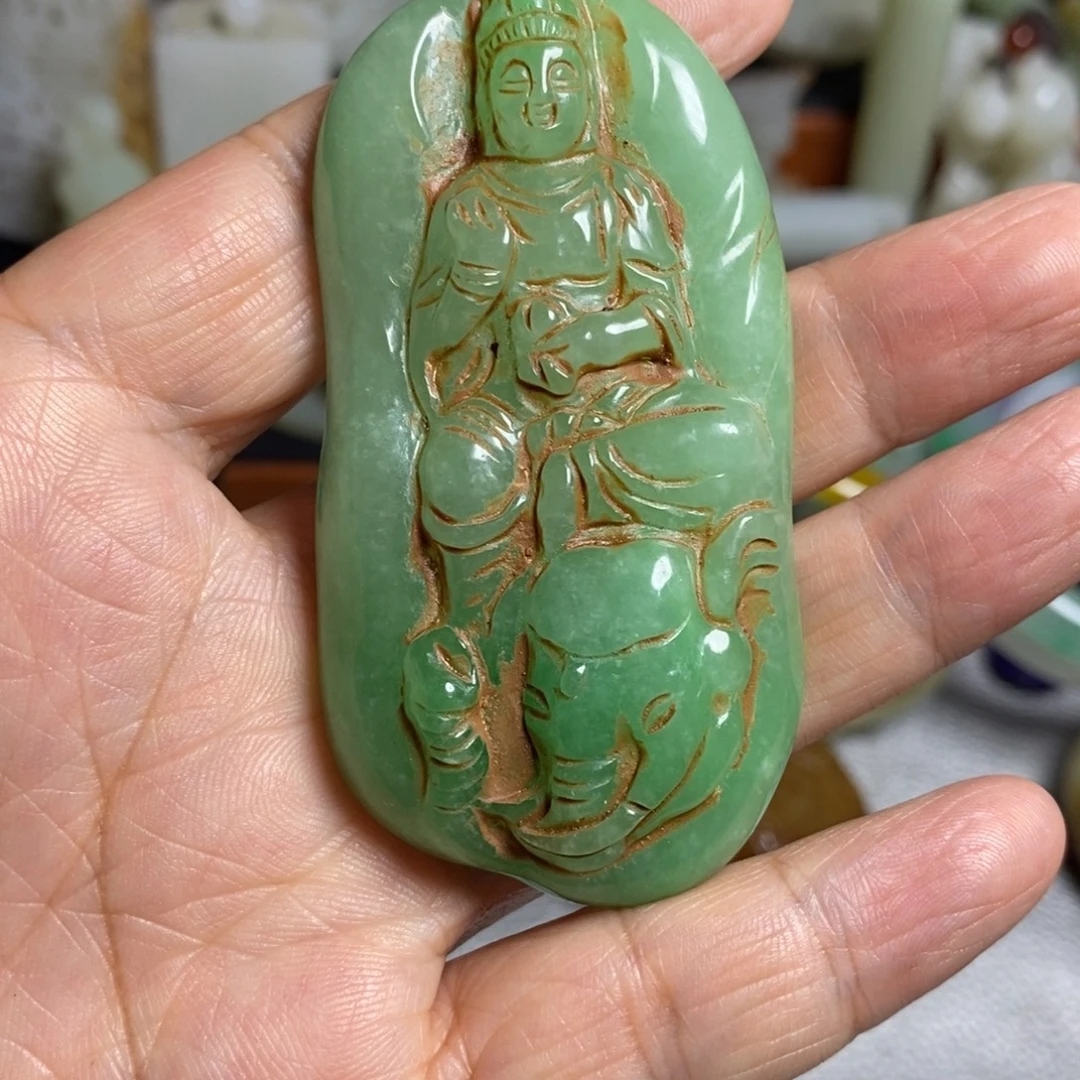 长***爷和田玉（糖玉）未镶嵌颈饰