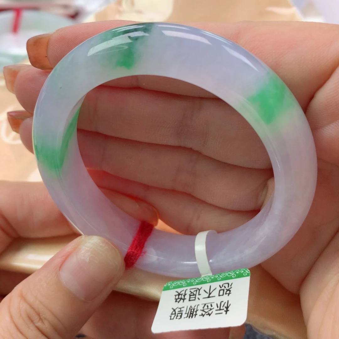 未镶嵌手镯翡翠缅甸天然翡翠51圈