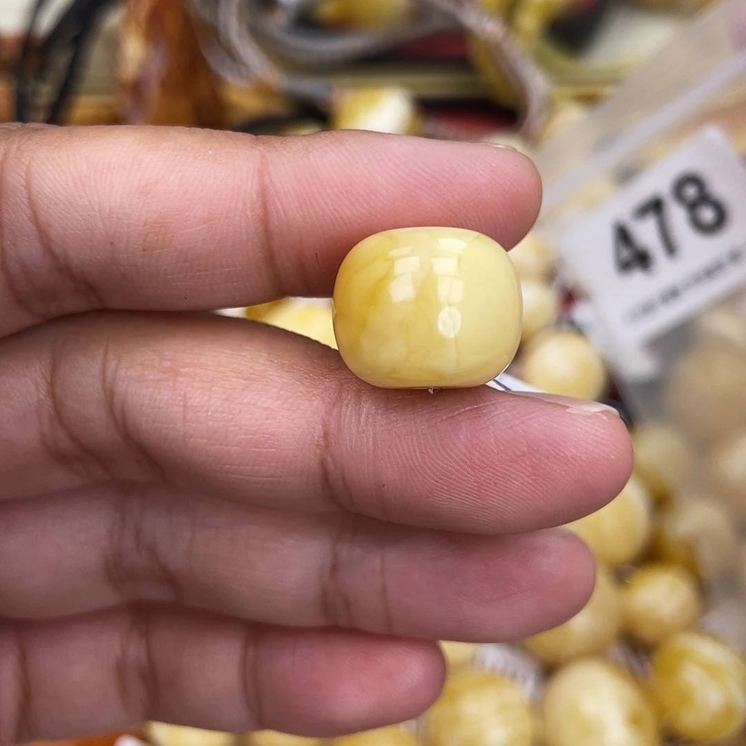 蜜蜡未镶嵌珠宝奇石粉16.6x13.4