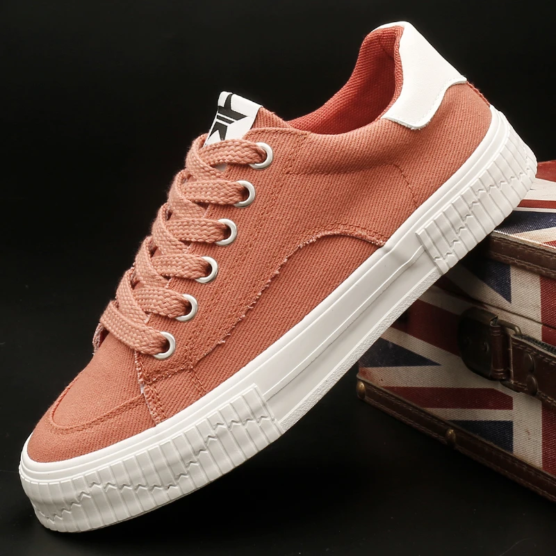 25157 男鞋透气春季新款百搭鞋子男士休闲帆布鞋青春潮流舒适板鞋