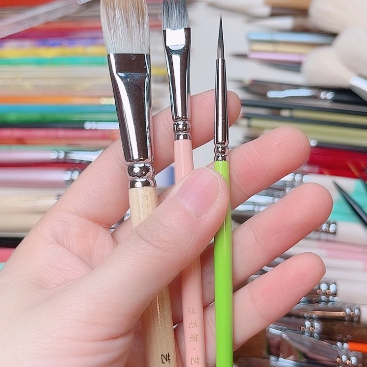 艺笔轩画笔组合3支
