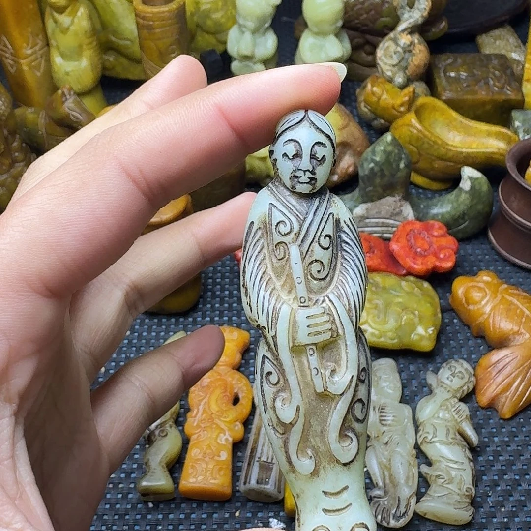 白玉菩提吊坠。。。