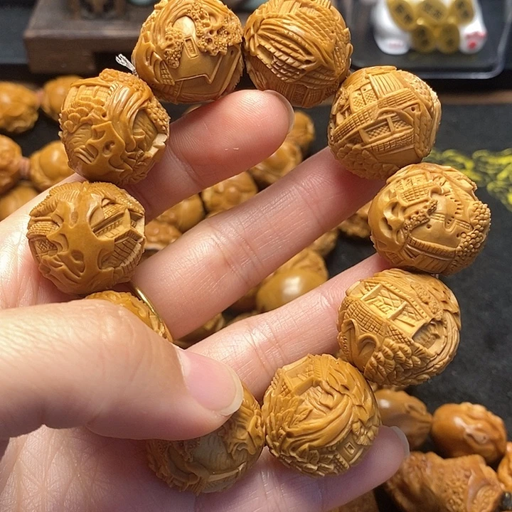 一***风橄榄核手串/手链橄榄