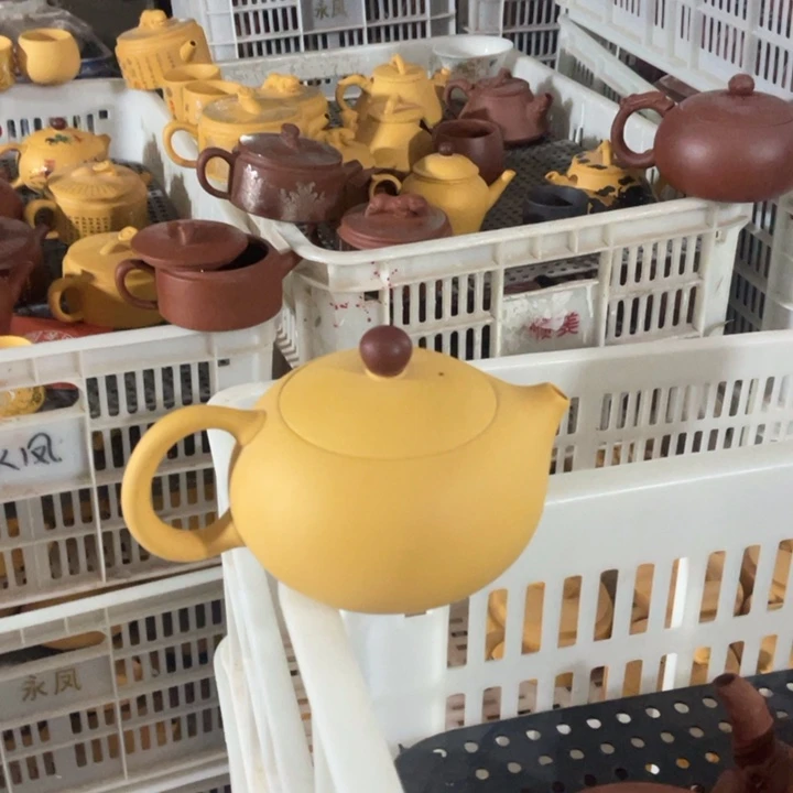 紫砂茶壶茶壶黄色