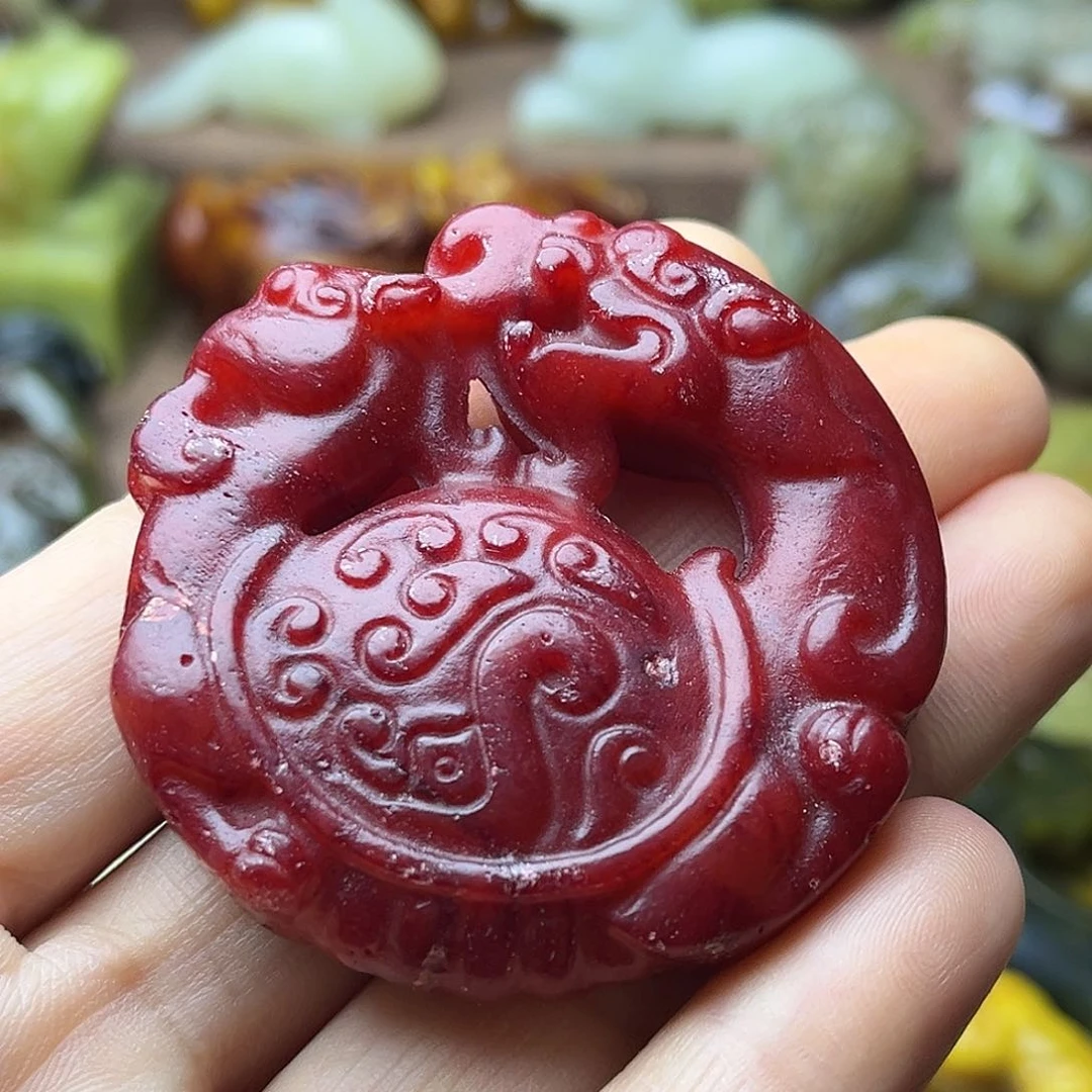 白玉菩提吊坠13。。