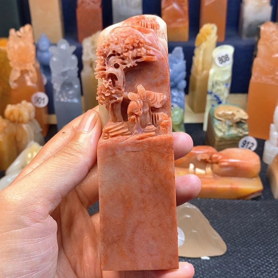 老挝石篆刻作品欣赏