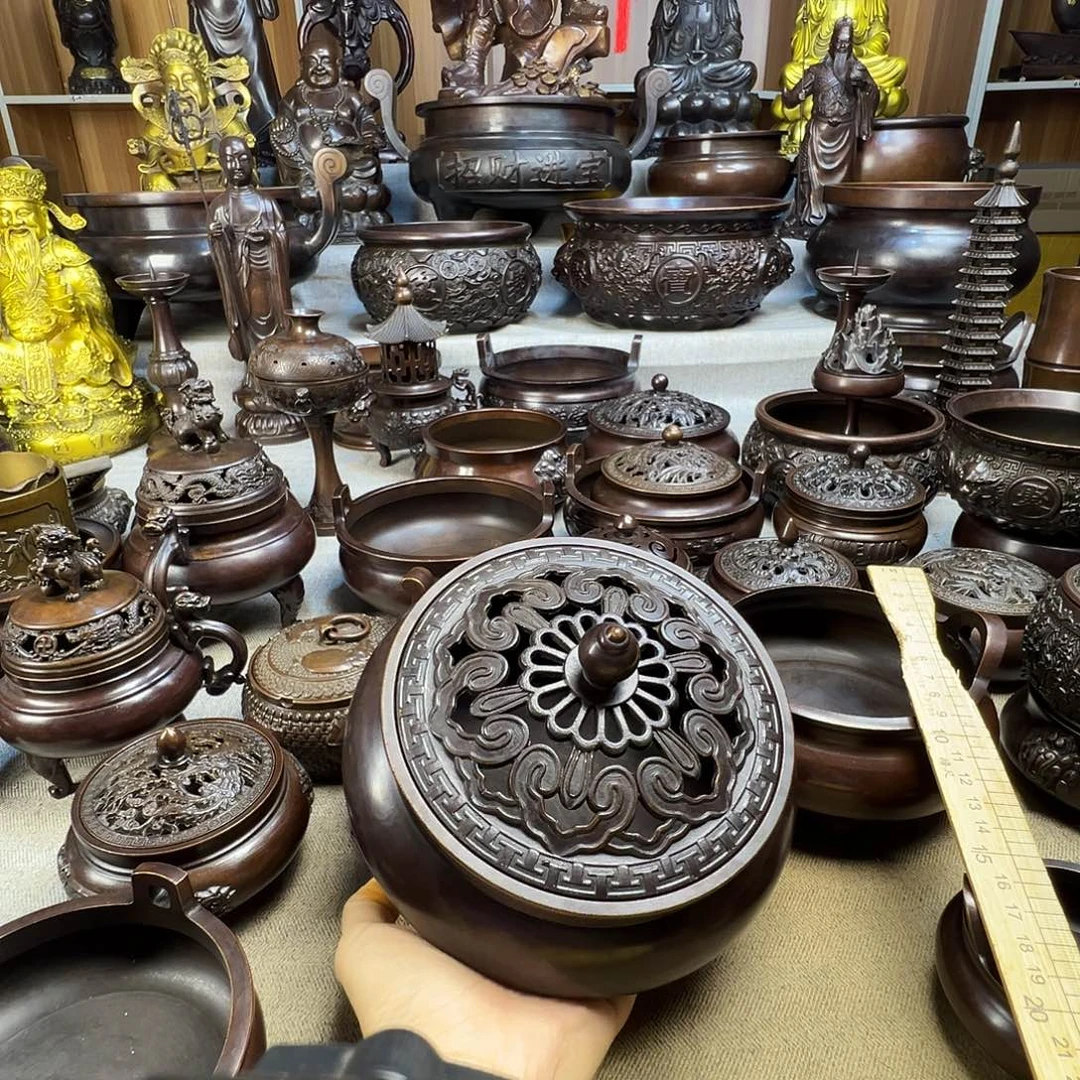 薰香炉铜香炉铜工艺品