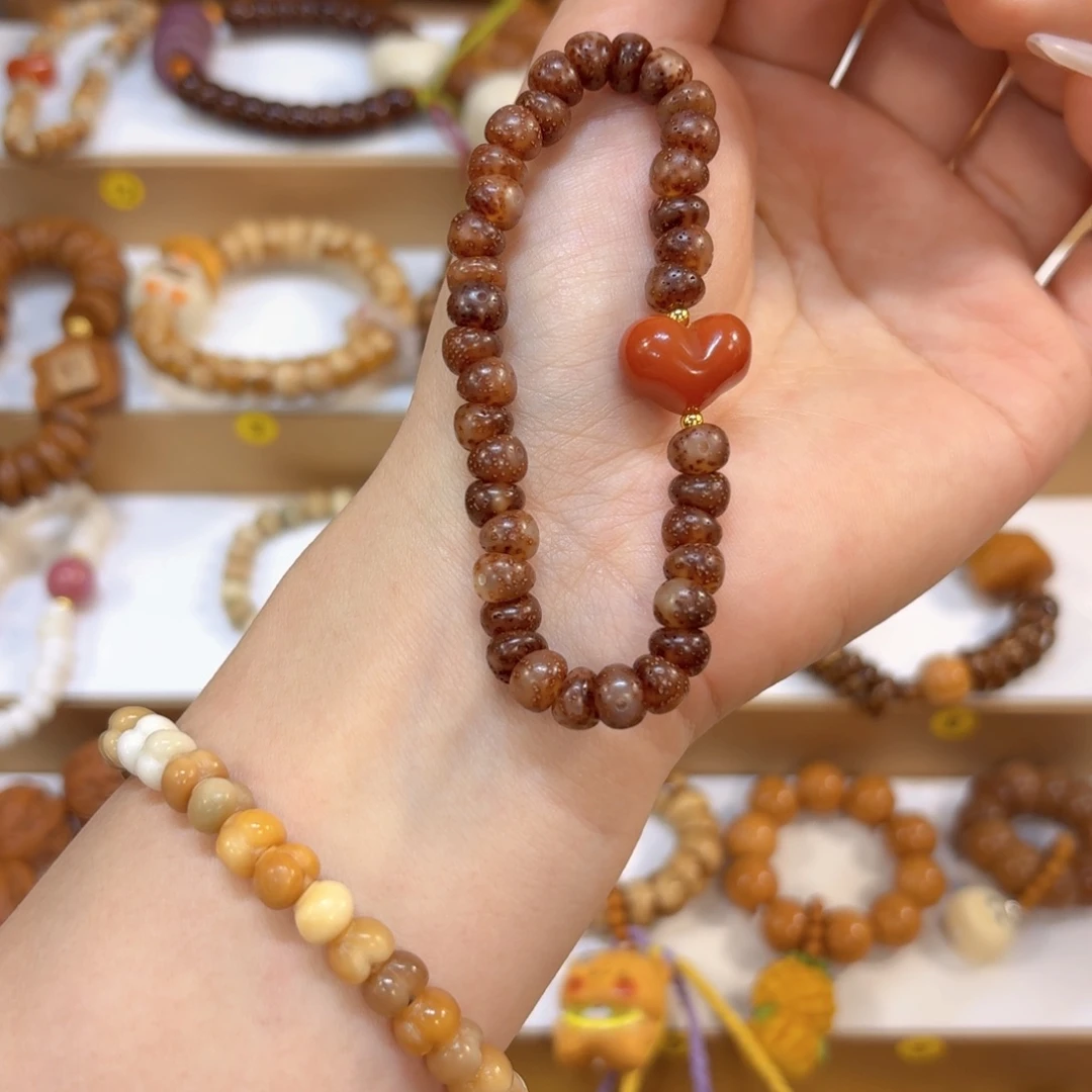 吊坠星月菩提粉皮星月小肠